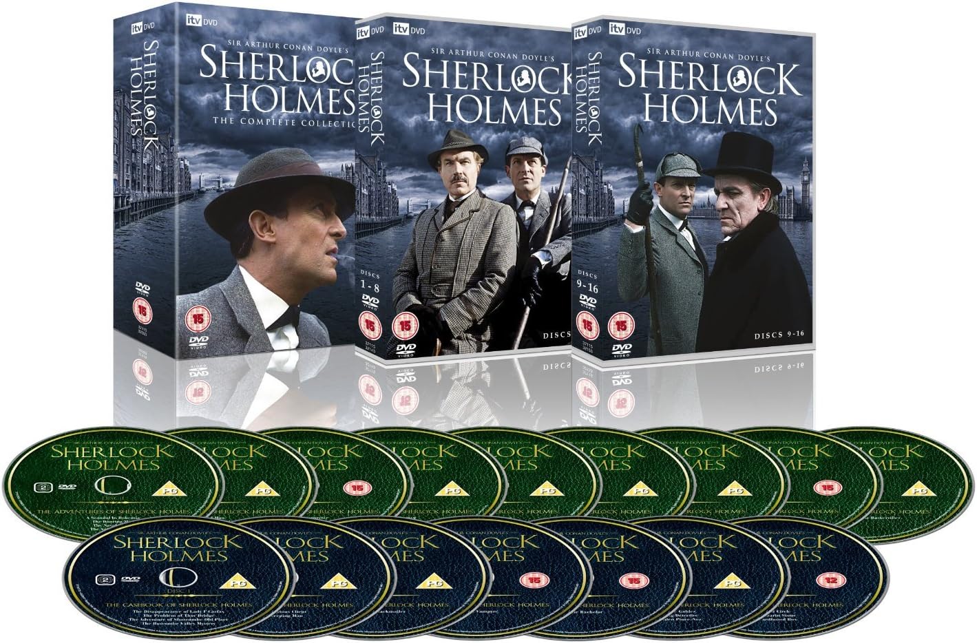 Sherlock Holmes ITV Series Complete Collection 16 Disc Box Set DVD
