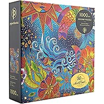 Amazon.com: Celestial Magic 1000 Piece Jigsaw Puzzle, Laurel Burch