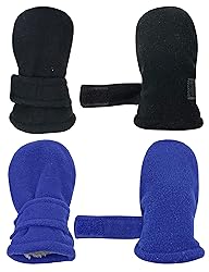 N'Ice Caps Baby Toddler Mittens Kids 2 Pairs Fleece