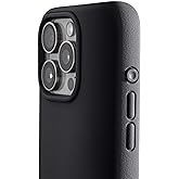 TineeOwl for iPhone 15 Pro Max Magnetic Case - Dune Series, Compatible with MagSafe, TPU, Minimalist, Slim/Thin, Grippy with Microfiber Lining, Rounded Action Button (Almost Black, iPhone 15 Pro Max)