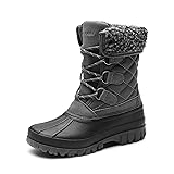 DREAM PAIRS Women's Winter Duck Boots Mid Calf Warm