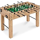 Best Choice Products Large 54in Full-Size Foosball Table for Home, Game Room w/ 2 Balls, 2 Cup Holders