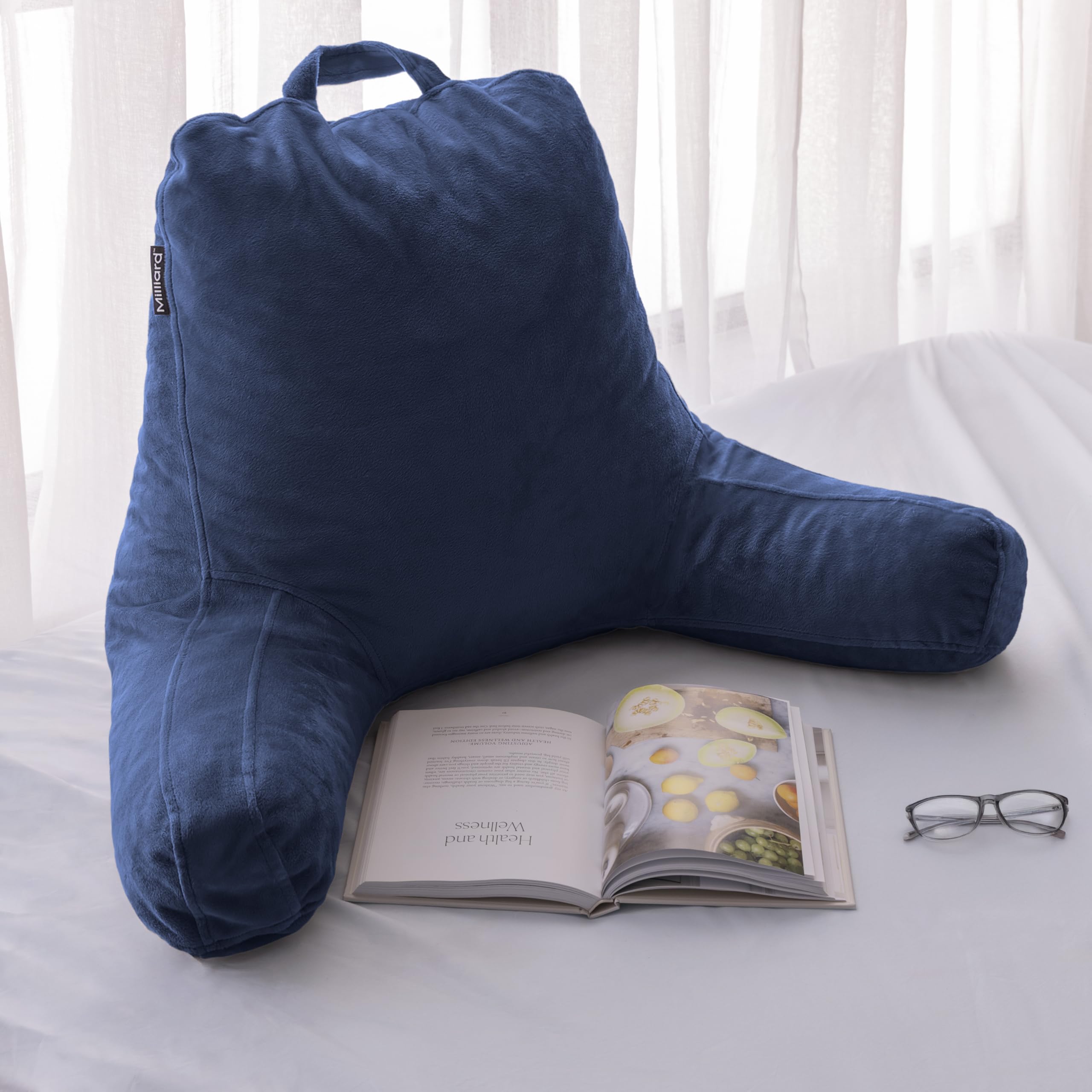 Milliard Reading Pillow with Shredded Memory
