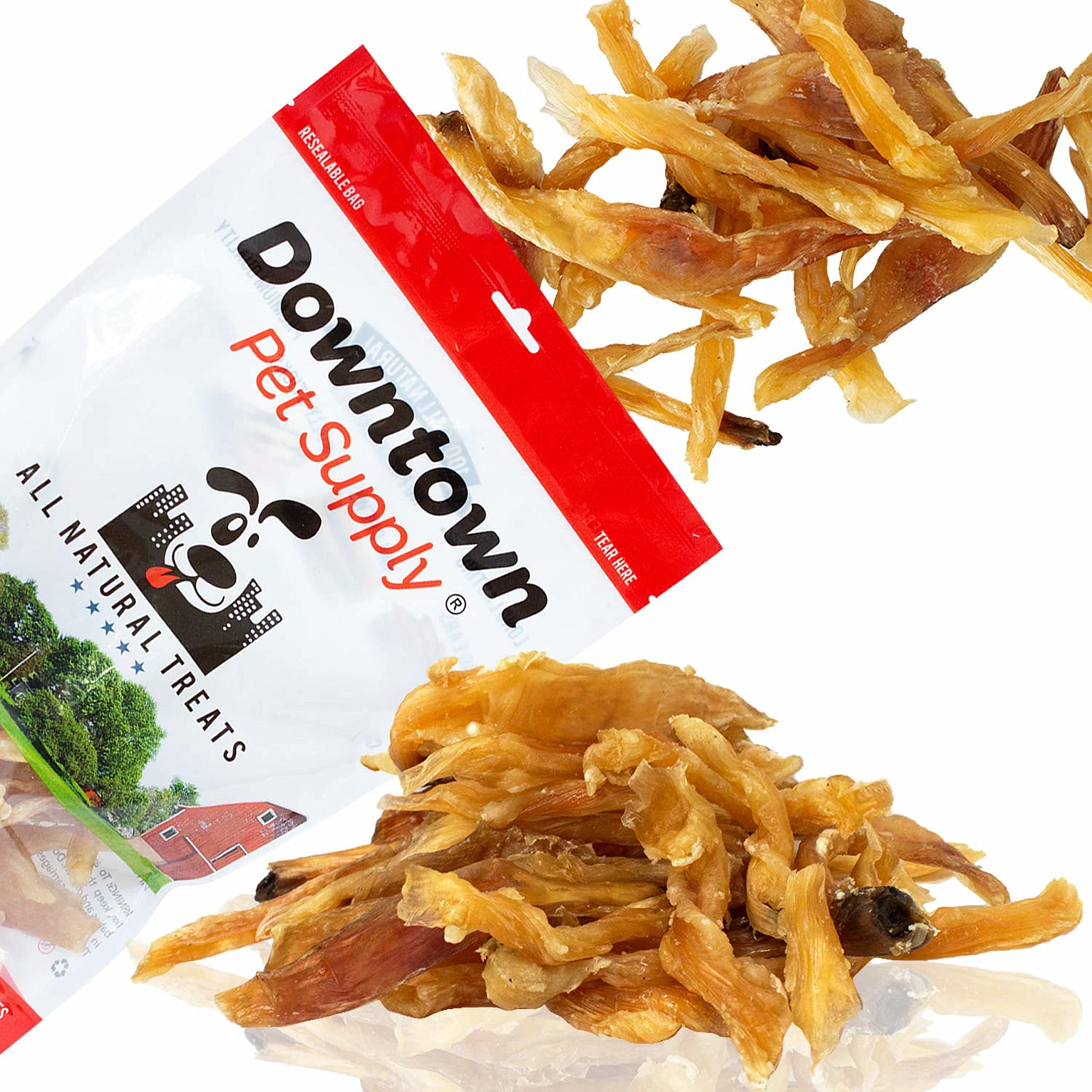 Downtown Pet Supply All Natural Beef Tendons Made in USA - Single Ingredient, Best Alternative to Bully Sticks, Healthy Dog Treats, 4" - 6" Long (5 Pack, 10 Pack, 25 Pack) (10-18 CM, 10 Pack)