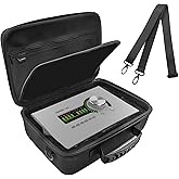 Musiin Audio Interface Case Compatible with Universal Audio Apollo x4 Gen 2 Essentials with Strap UA Apollo x4 Heritage Edition daily protection
