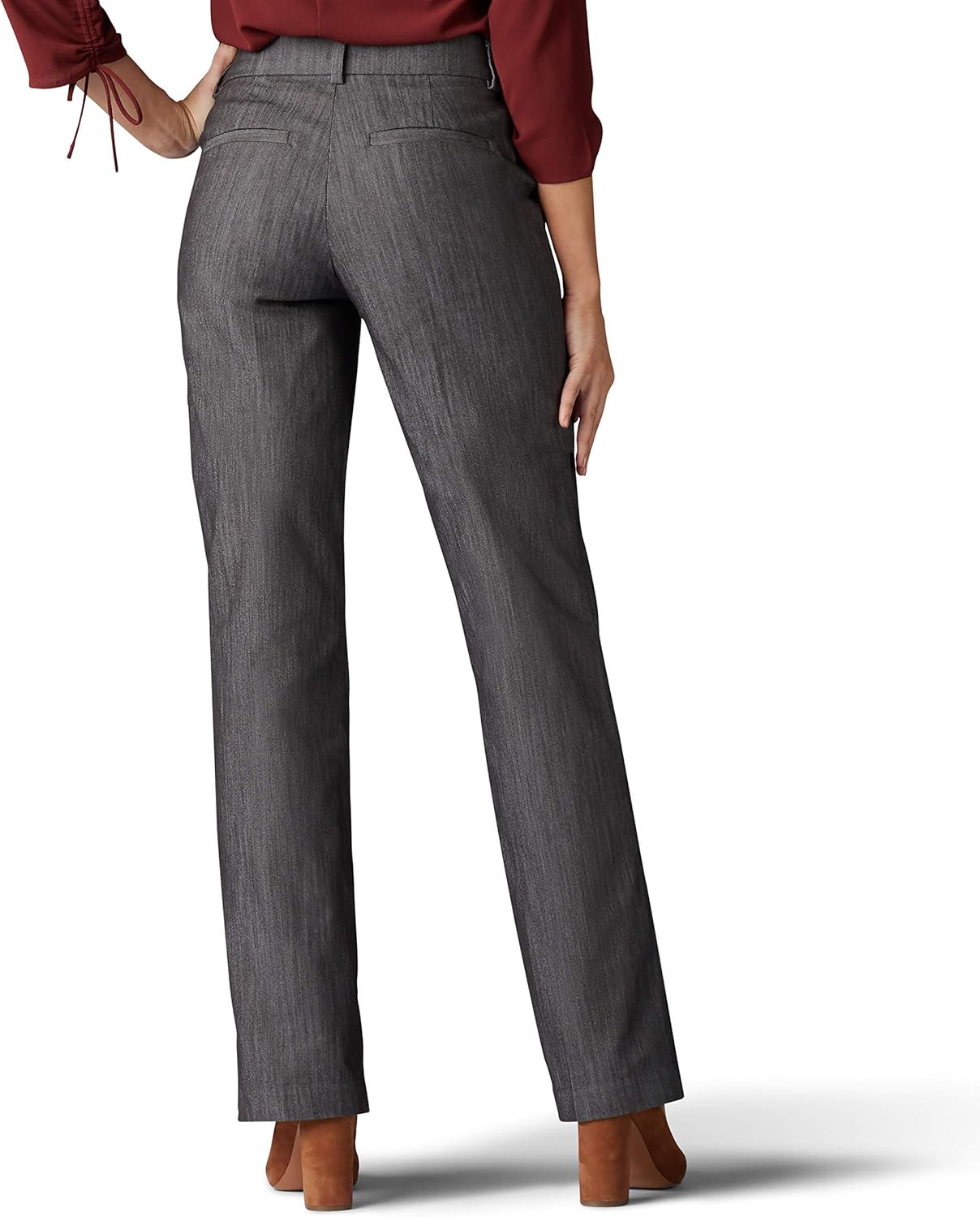 Lee Women's Flex Motion Regular Fit Trouser Pant at  Women’s Clothing store