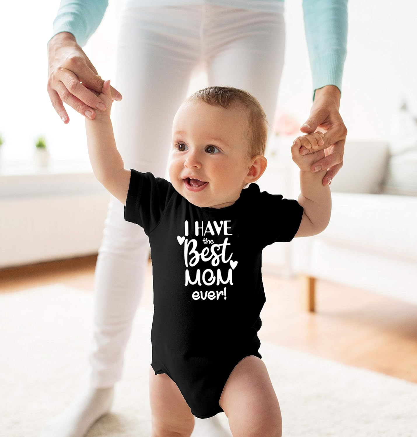 Witty Fashions I Have The Best Mom Ever Cute Mothers Day Infant Baby Bodysuit