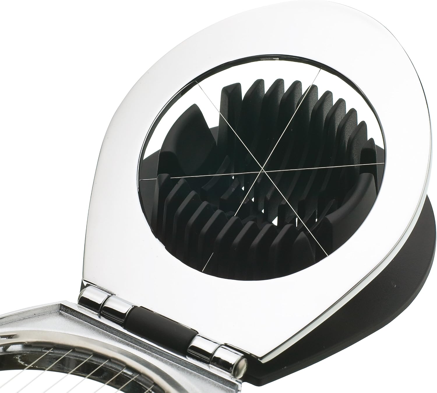 MasterClass Deluxe Boiled Egg Slicer / Wedger, Stainless Steel, Silver - Image 4