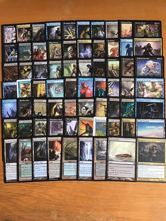 Blue/Black Zombie EDH Deck Custom Build Elite MTG