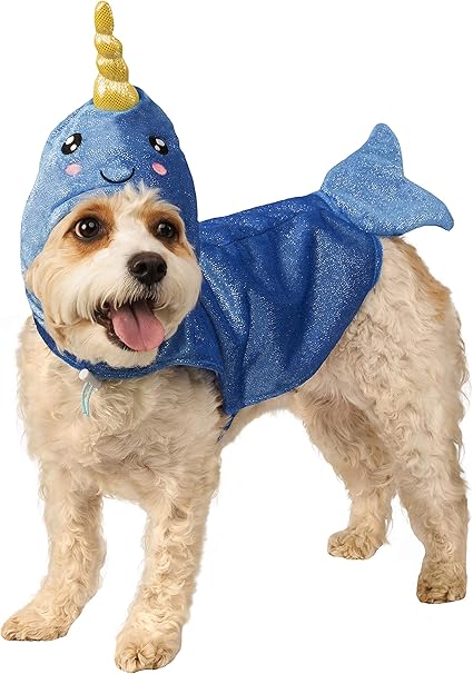 narwhal dog toy