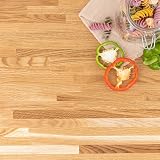 domli Solid Oak Kitchen Worktop 2000mm x 620mm x 40mm Premium Timber view 5