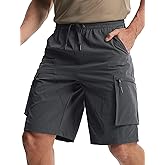 Libin Men's Shorts Casual All Day Comfy Quick Dry Lightweight Cargo Hiking Shorts Breathable Outdoor Sports Travel