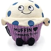 Punchkins Plush Gift, Sweet and Cute Collectible for Adults, Unique Desk Decor, Emotional Support Toy, Blue