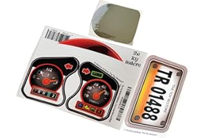 THE TOY RESTORE Toy Restore Replacement Stickers Fits Little Tikes 30th Cozy Coupe Car Red and White