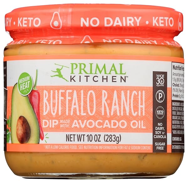 PRIMAL KITCHEN BUFFALO RANCH DIP, 10 OZ