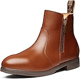 XENA Omega Women’s Safety Steel Toe Work Boots, Stylish Leather, Lightweight, Breathable, Comfortable, Slip Resistant, Side Zipper, ASTM F2413-18 Certified, OSHA Compliant, EH Rated