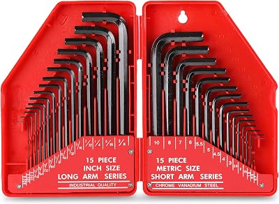 Hi-Spec 30pc Hex Allen Key Folding Set Imperial & Metric