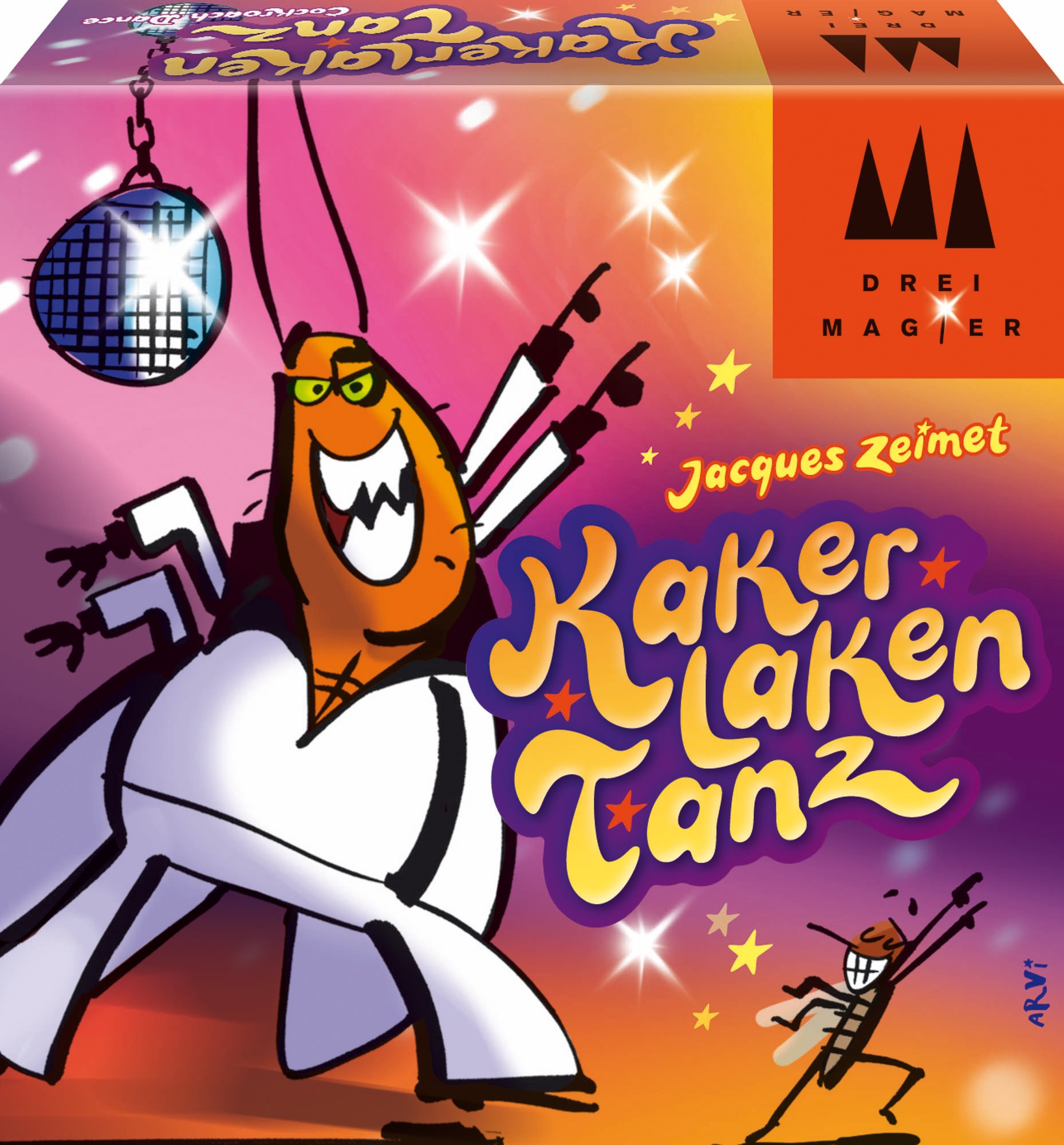 Drei Magier 40869 "Cockroach Dance Card Game
