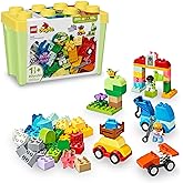 LEGO DUPLO Classic Cars and Trucks Brick Box Building Blocks - Learning & Educational STEM Toys for Toddlers, Ages 1.5+ Years