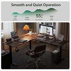 Agilestic L Shaped Standing Desk Adjustable