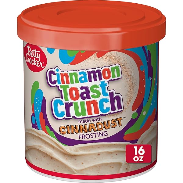 BETTY CROCKER CINNAMON TOAST CRUNCH FROSTING, MADE WITH...