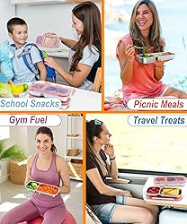 KTKUDY Stainless Steel Snack Container for Kids