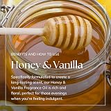 nikura Honey & Vanilla Fragrance Oil 10ml for Diffusers, Soap & Candles view 6