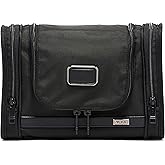 TUMI - Alpha Hanging Travel Kit - Toiletries and Cosmetics Organizer - Travel Essentials Bag with Hooks & Pockets - Black