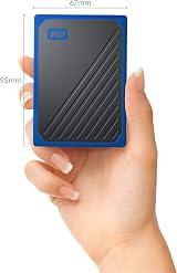 WD 1TB My Passport Go Portable SSD Cobalt Trim - Drop-Resistant, 400MB/s view 2