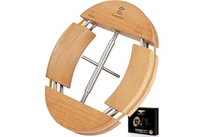 CANWUPON Hat Stretcher for Fitted Cowboy Hats Stretchers for Men - 4 Way Expander Extender for Baseball and Jack Caps Shaper, Felt Ball Cap Widener, Straw Hat XL Large Size Enlarger with Handle Easy to Stretch