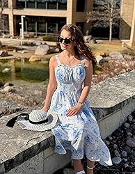 Easter Dresses for Women Floral Corset Dress Summer