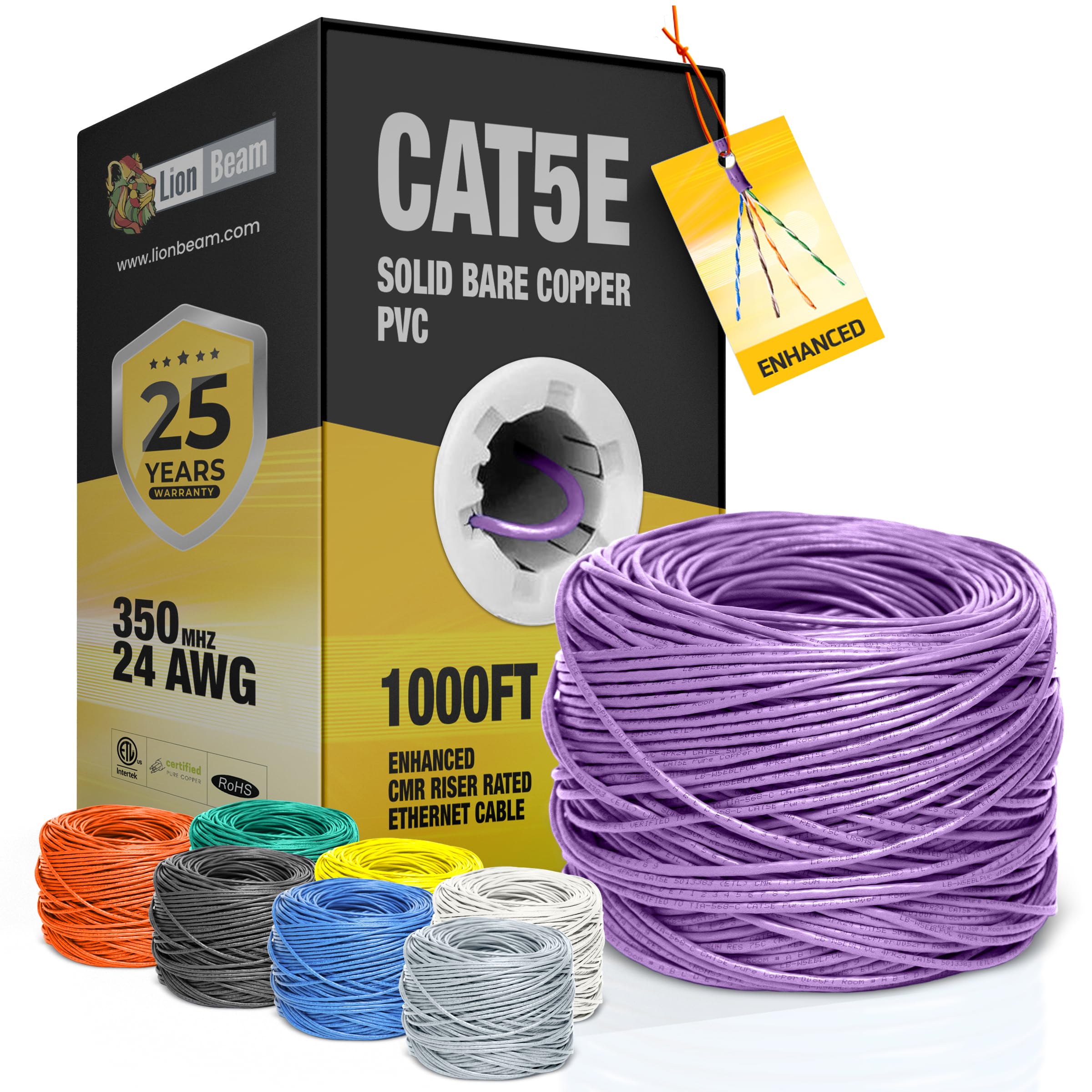 LION BEAM™ Cat5e Ethernet Cable 1000FT