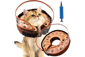CONIENGK Cat Cone Collar Soft,Adjustable Cat Cone Recovery Collar,Cone for Cats to Stop Licking After Surgery for Kittens(Small Cat Cone)