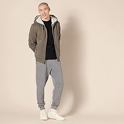 Amazon Essentials Hoodie For Men, Sherpa-Lined