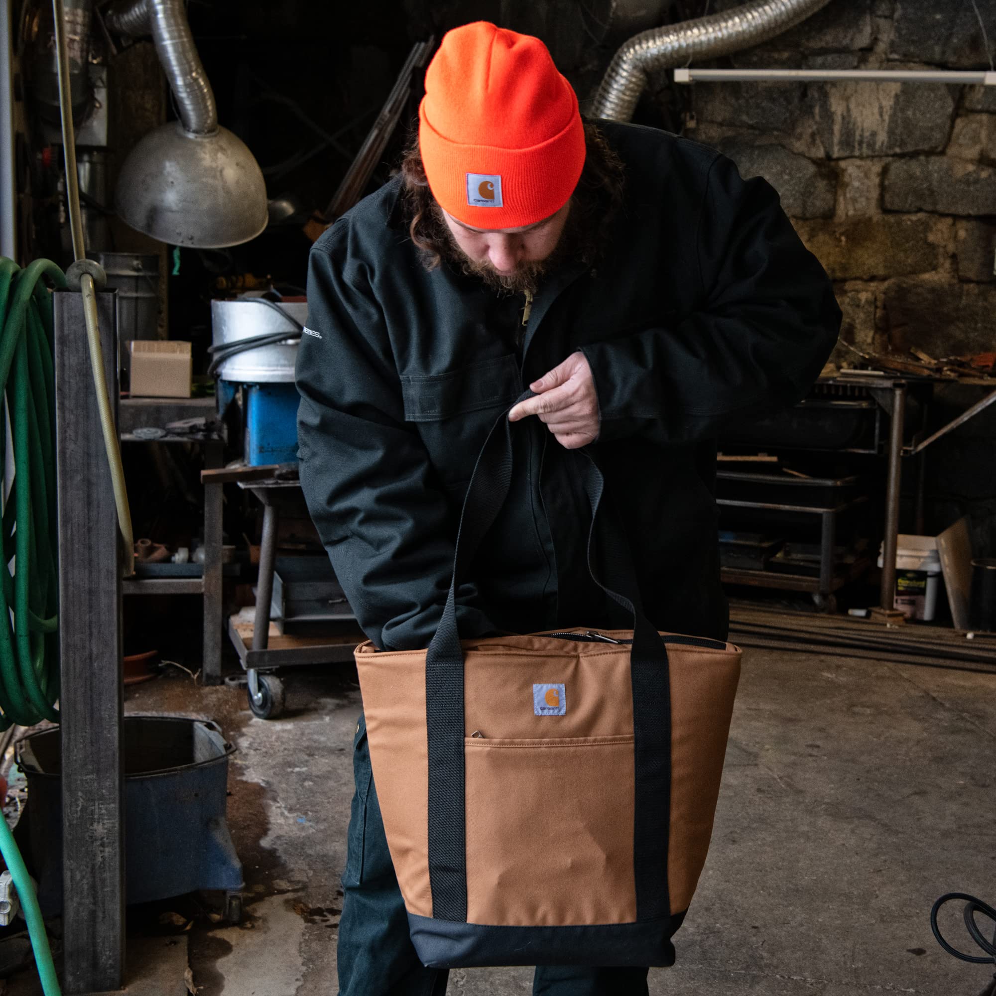 Carhartt Men's Insulated Backpack Tote Brown One Size