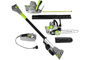 EARTHWISE POWER TOOLS BY ALM Earthwise 2-in-1 Convertible Pole Hedge Trimmer