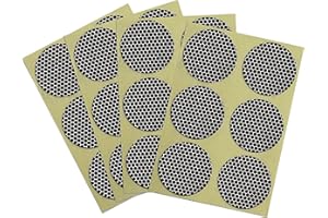 JHZABPO Match Striker Paper with Adhesive, Black Honeycomb Striker Paper, Adhesive Backed Striker Paper 24mm Round 24PCS/Pack (Black Honeycomb)