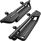BINARY STAR Running Boards Compatible with 2018-2026 Jeep Wrangler JL | 2 Doors Side Steps, 6 Incn Wide Drop Steps, Solid Dual-Step Nerf Bars, Non-Slip Anti Rust, Bolt-On Easy Installation