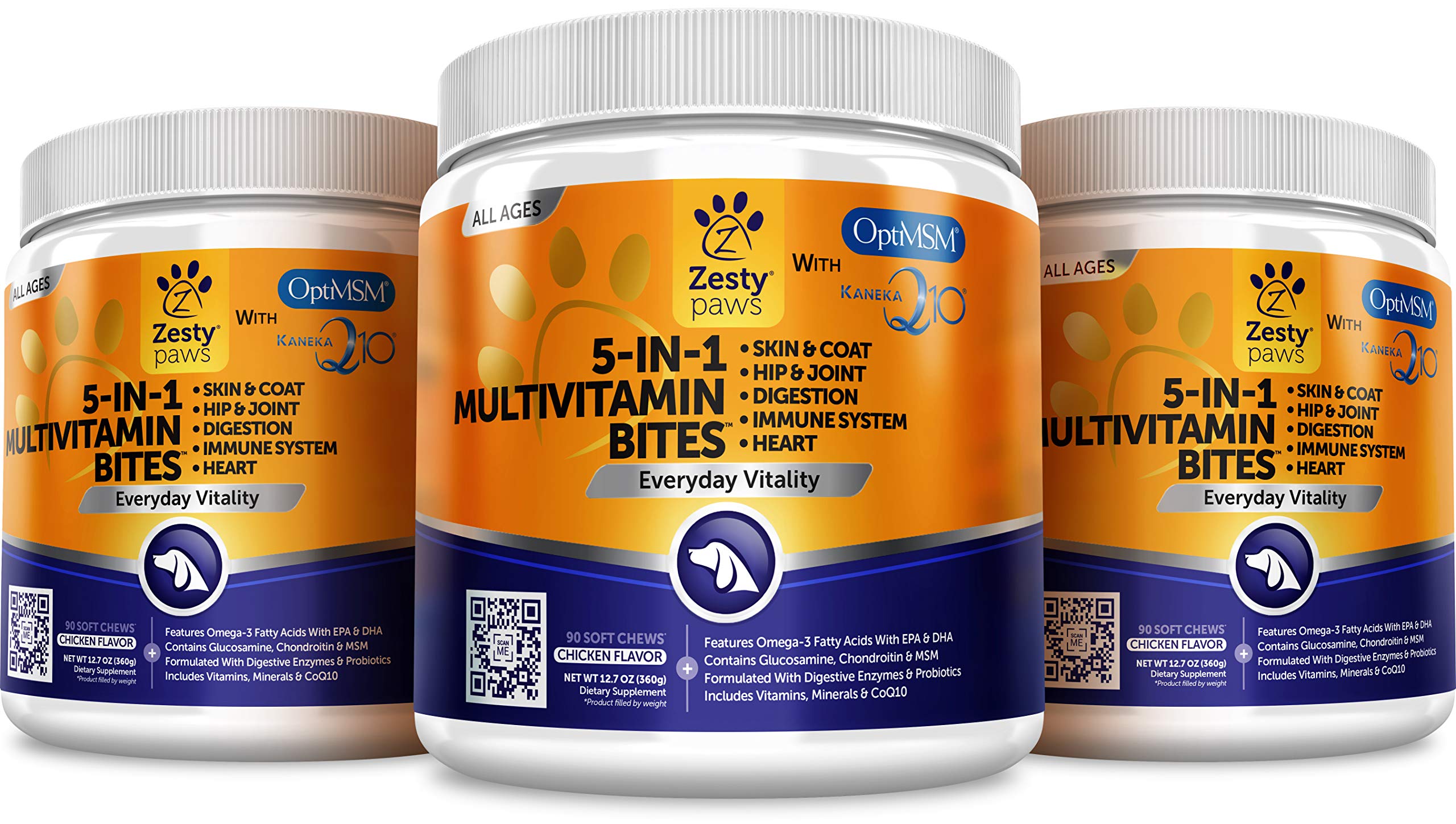 Multivitamin for Dogs Glucosamine & Chondroitin + MSM for Hip & Joint