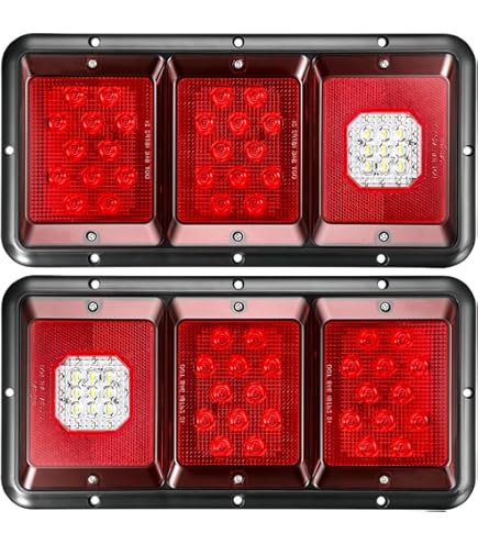 Amazon.com: Bargman 34-84-010 86 Series Red Tail Light Replacement