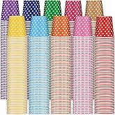 Thenshop 1000 Pack 5oz Paper Cups, Multicolor Small Disposable Cups, Dot Beverage Drinking Mini Mouthwash for Parties, Picnic, Travel, Barbecues and Event, 10 Colors