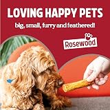 Rosewood Rosewood Duck Chewy Bones Medium 2pc 80g Grain Free Dog Treats view 8