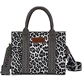 Wrangler Medium Tote Bag for Women Designer Satchel Handbags Top-handle Purses with Strap