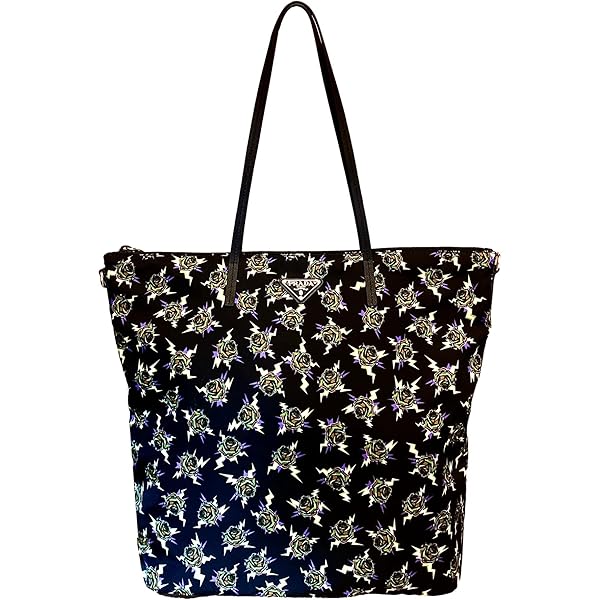 Amazon.com: Prada Women's Black Nylon Shopping Tote 1BG189