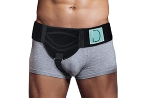 AbdomenCare Inguinal Hernia Support Belt for Men & Women for Left or Right Side Hernias - 2 Direct Compression Pads - Hernia 