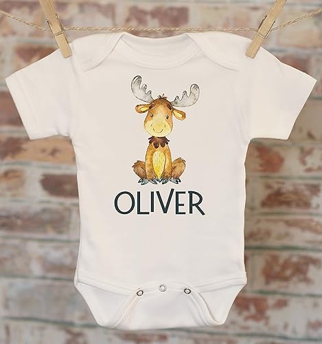 moose onesie baby