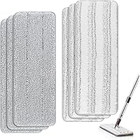 Flat Mop Pads Microfiber Mop Cleaning Pads 13" X 4.9" Washable Pads for Floor Cleaning Compatible with11 - 13" inch Flat Mops