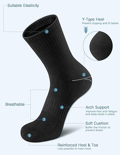 Airacker Athletic Socks Sport Running Calf Socks Performance