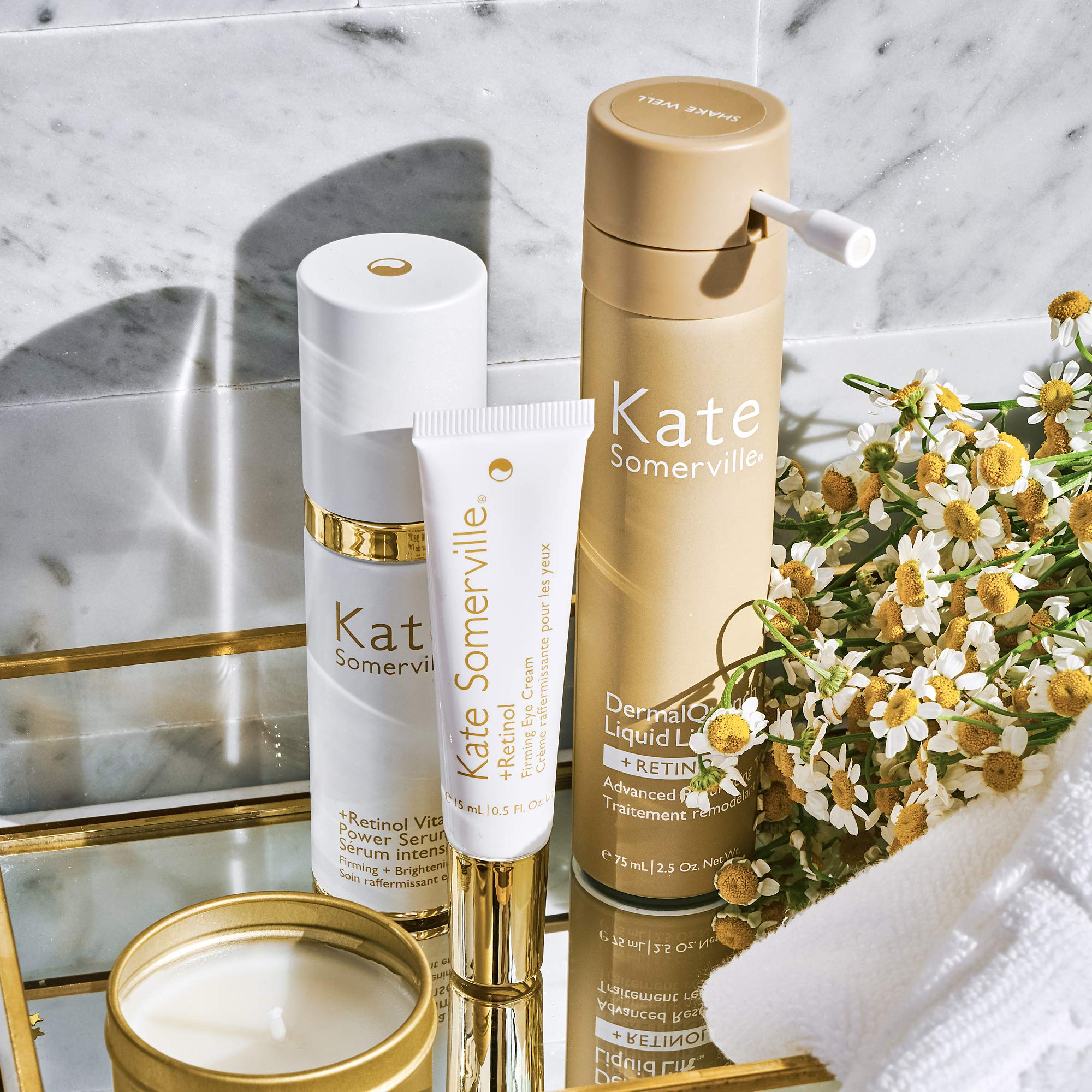 Kate Somerville Retinol Firming Eye Cream – Clinic-Grade Anti-Aging Treatment Proven to Firm, Brighten and Smooth Lines & Wrinkles, 0.5 Fl Oz