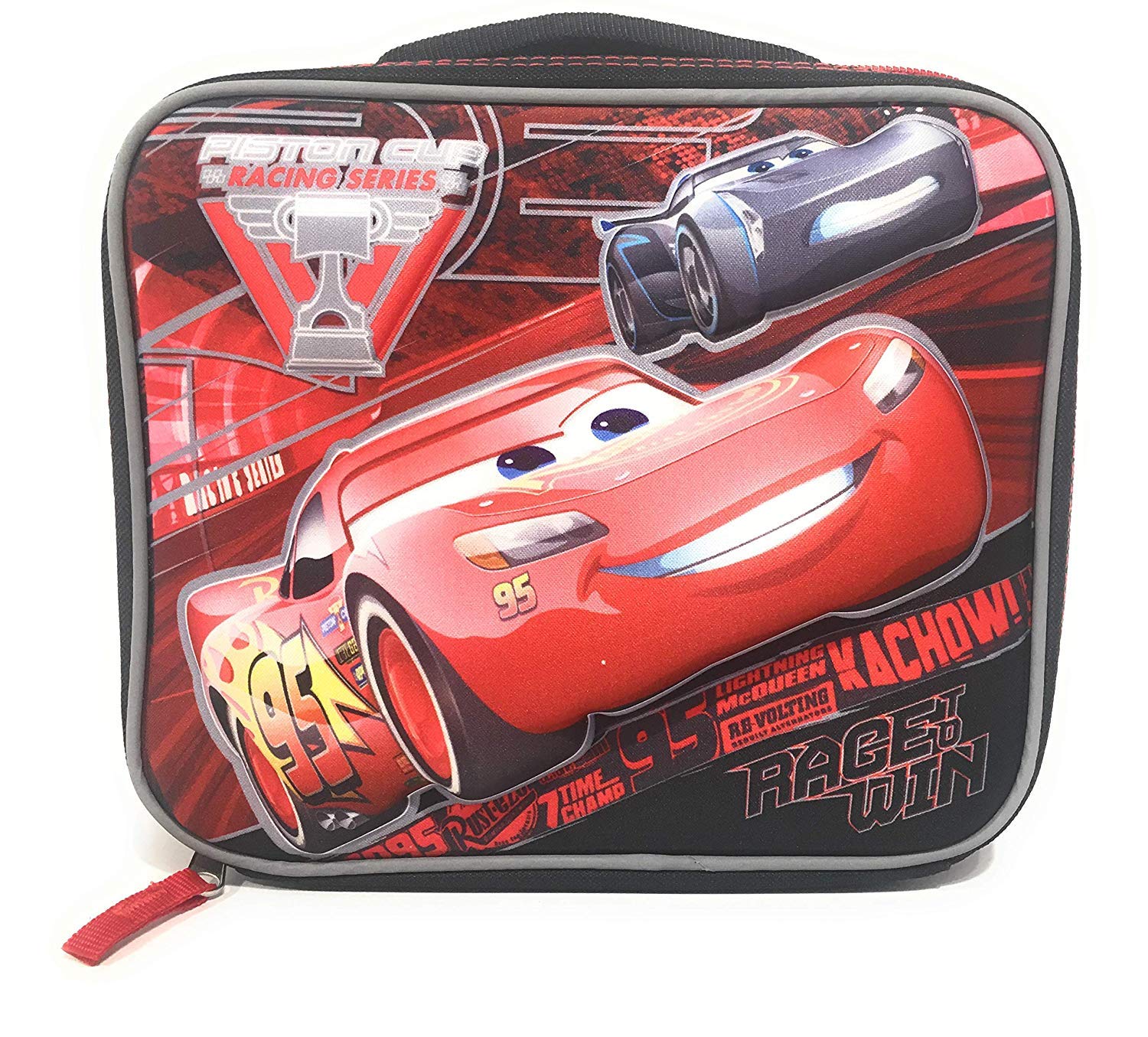 Photo 1 of Disney Cars Boys Insulated School Lunch Bag with McQueen 3D Pop Up Molded Design Plus More